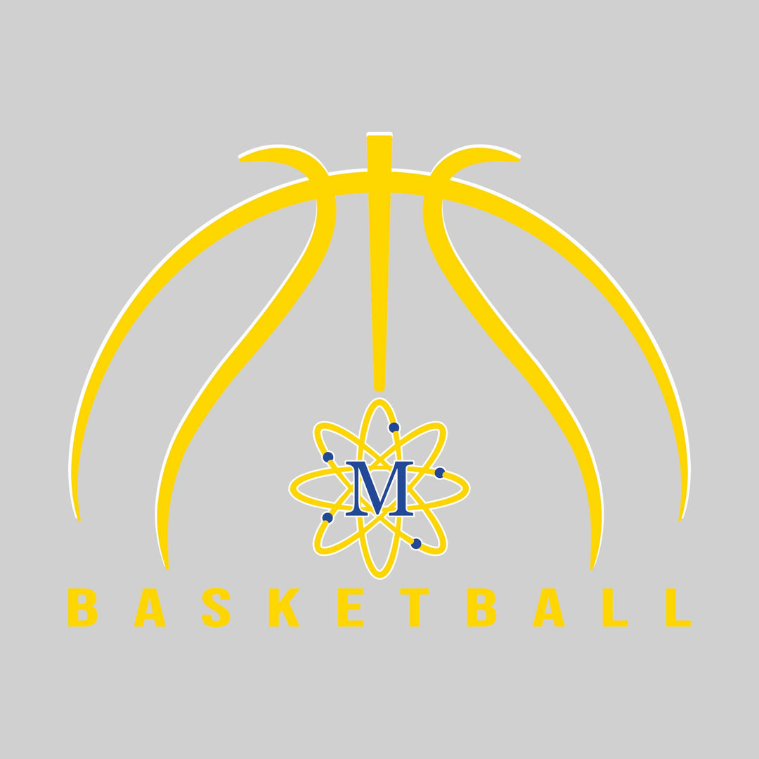 Midland Chemics - Basketball - Basketball Text with Mascot and Grooves