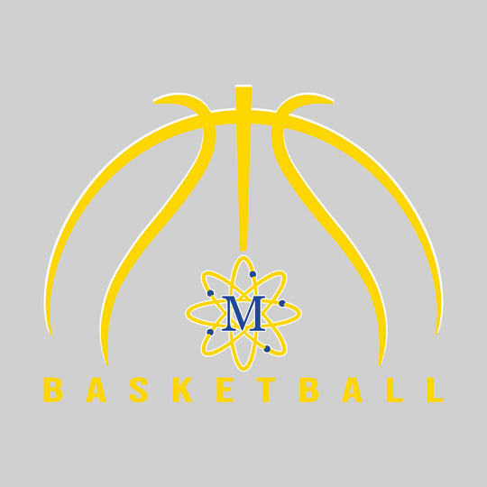 Midland Chemics - Basketball - Basketball Text with Mascot and Grooves