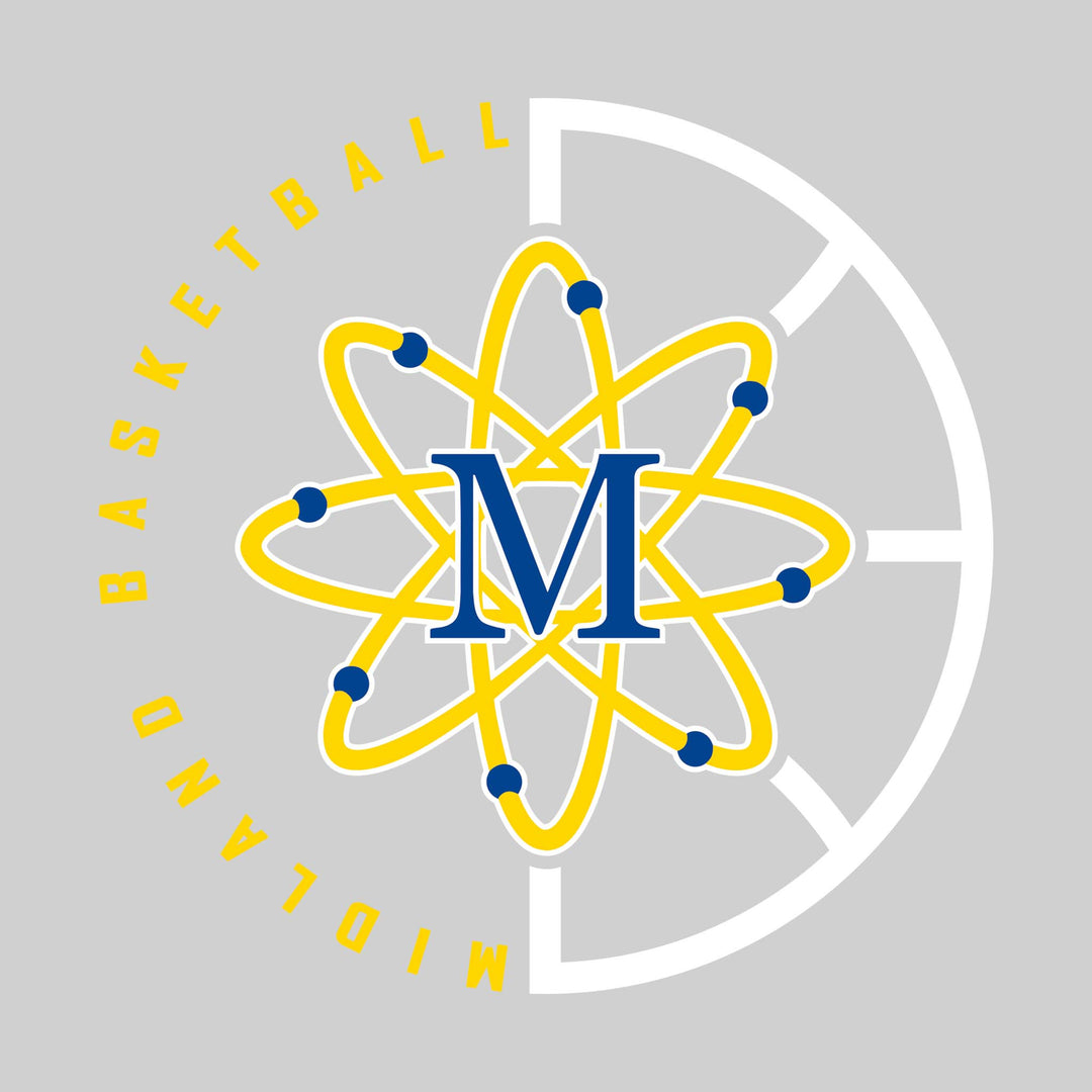 Midland Chemics - Basketball - Center Mascot with Circle Text & Basketball Grooves