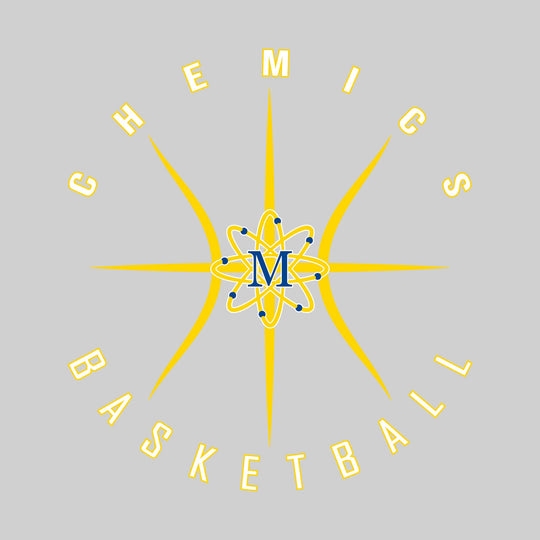 Midland Chemics - Basketball - Circular Text with Basketball Threads