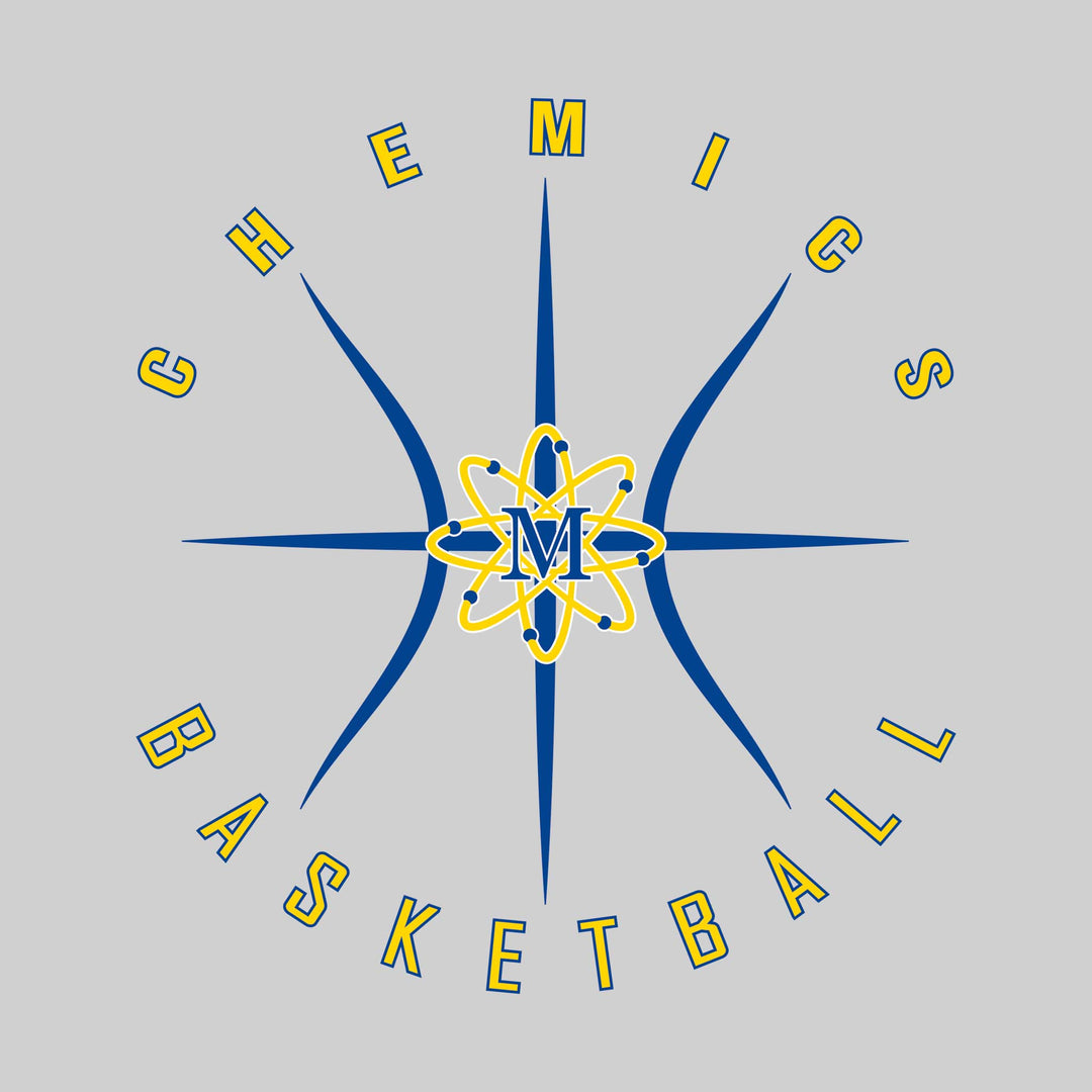 Midland Chemics - Basketball - Circular Text with Basketball Threads