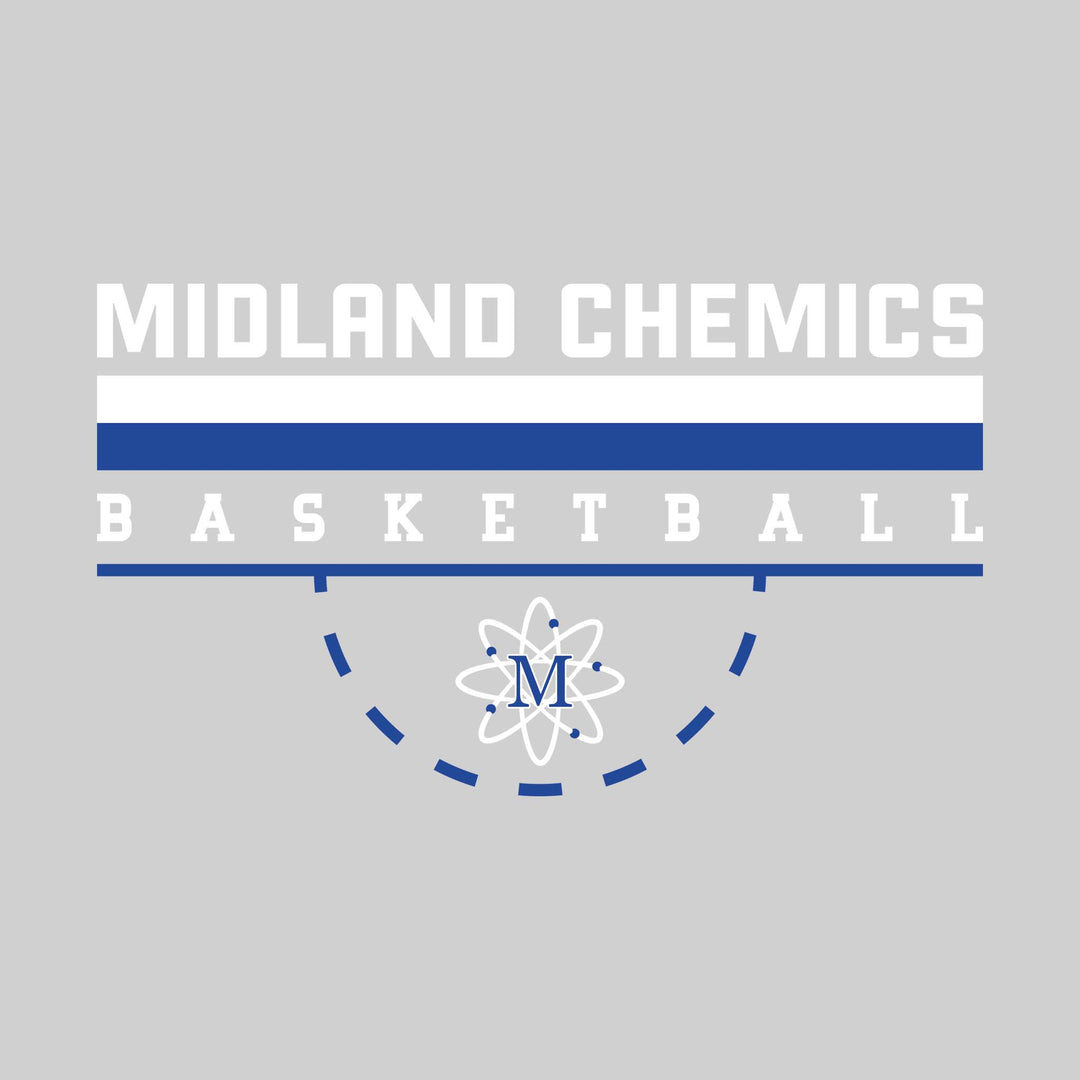 Midland Chemics - Basketball - Double Color Lines with Free-Throw Half Circle