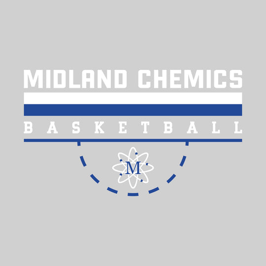 Midland Chemics - Basketball - Double Color Lines with Free-Throw Half Circle