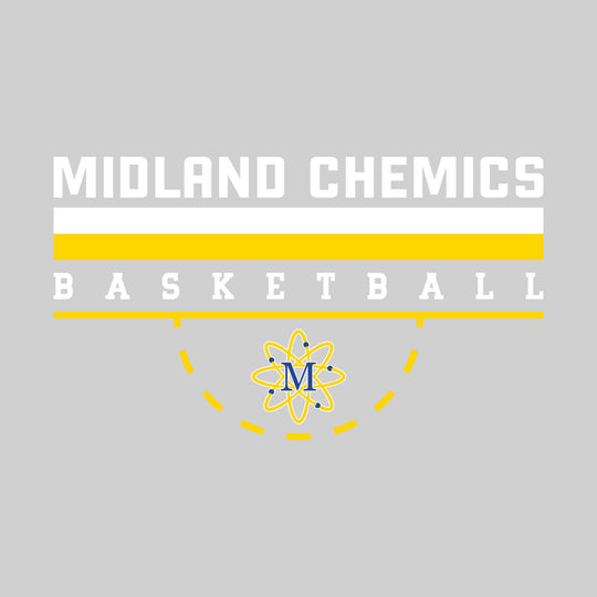 Midland Chemics - Basketball - Double Color Lines with Free-Throw Half Circle
