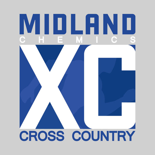 Midland Chemics - Cross Country - XC with Runner Silhouette