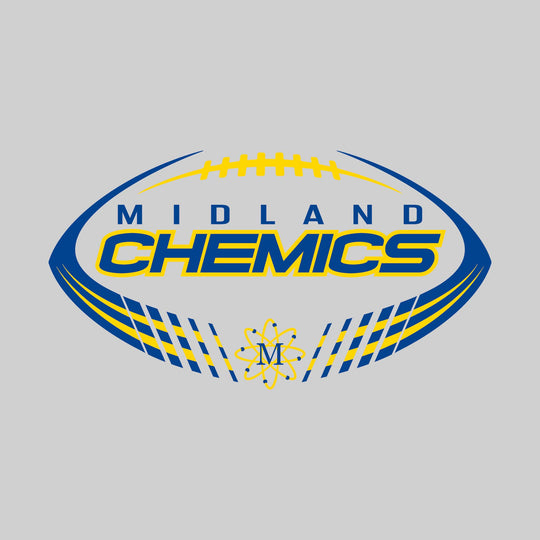 Midland Chemics - Football - Football Shape with Mascot