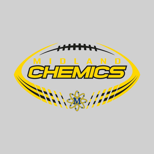 Midland Chemics - Football - Football Shape with Mascot