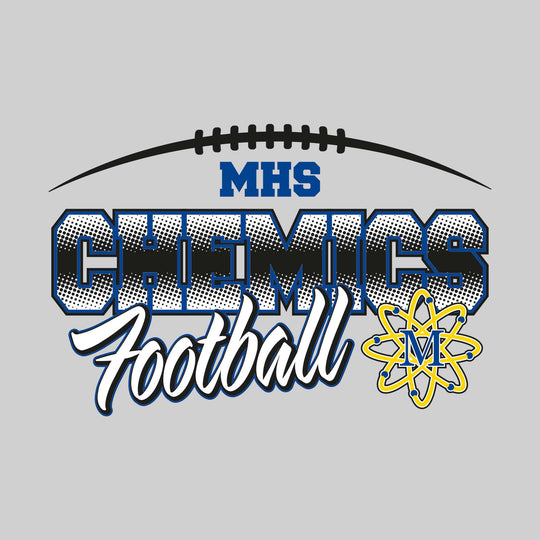 Midland Chemics - Football - Halftone with Mascot