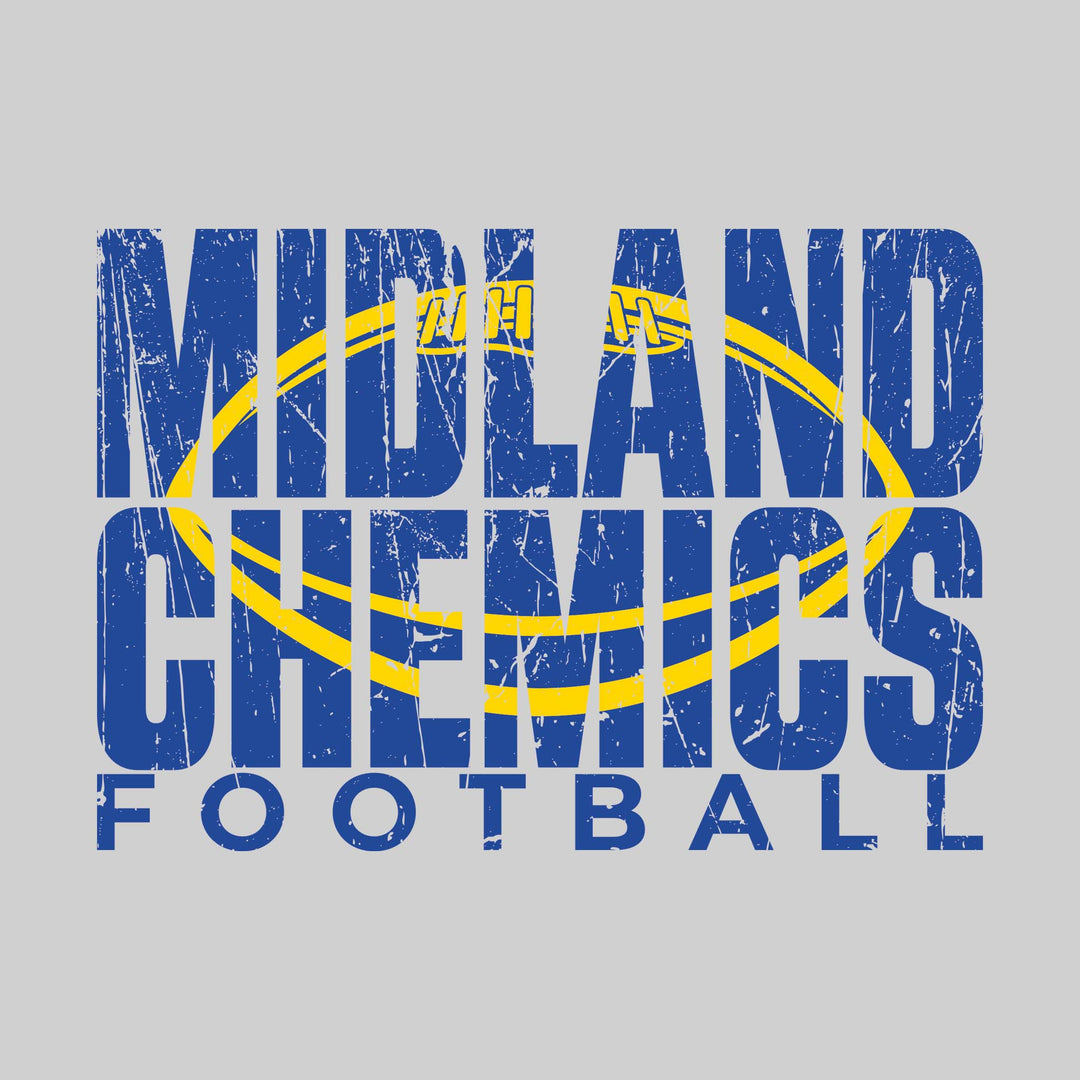 Midland Chemics - Football - Midland Chemics Football with Football Shape Inset