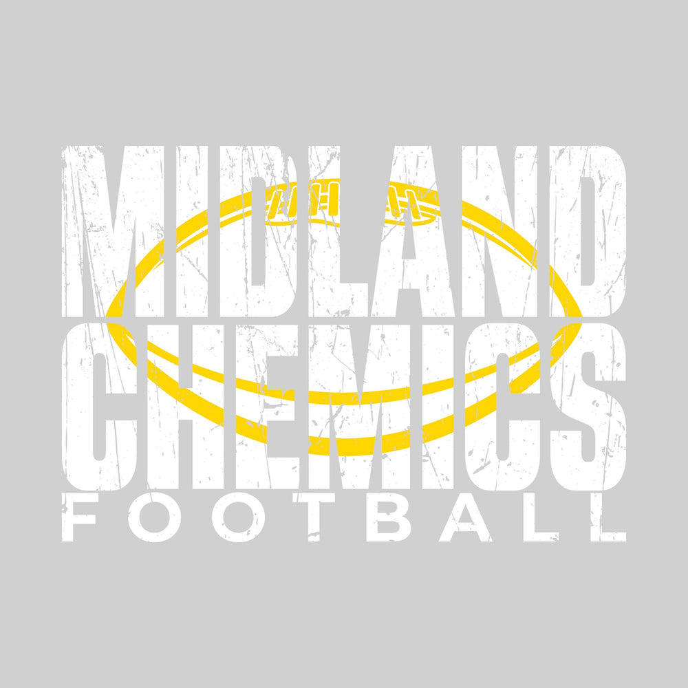 Midland Chemics - Football - Midland Chemics Football with Football Shape Inset