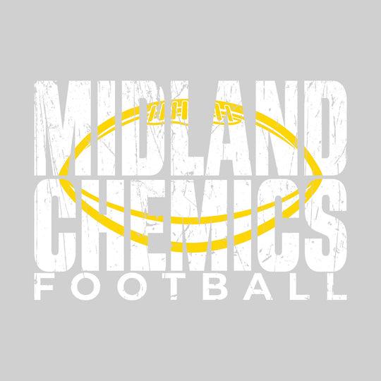 Midland Chemics - Football - Midland Chemics Football with Football Shape Inset