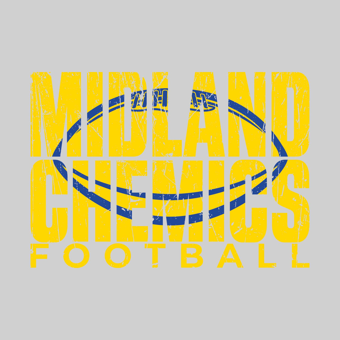Midland Chemics - Football - Midland Chemics Football with Football Shape Inset