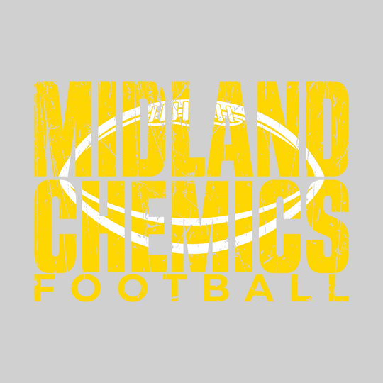 Midland Chemics - Football - Midland Chemics Football with Football Shape Inset