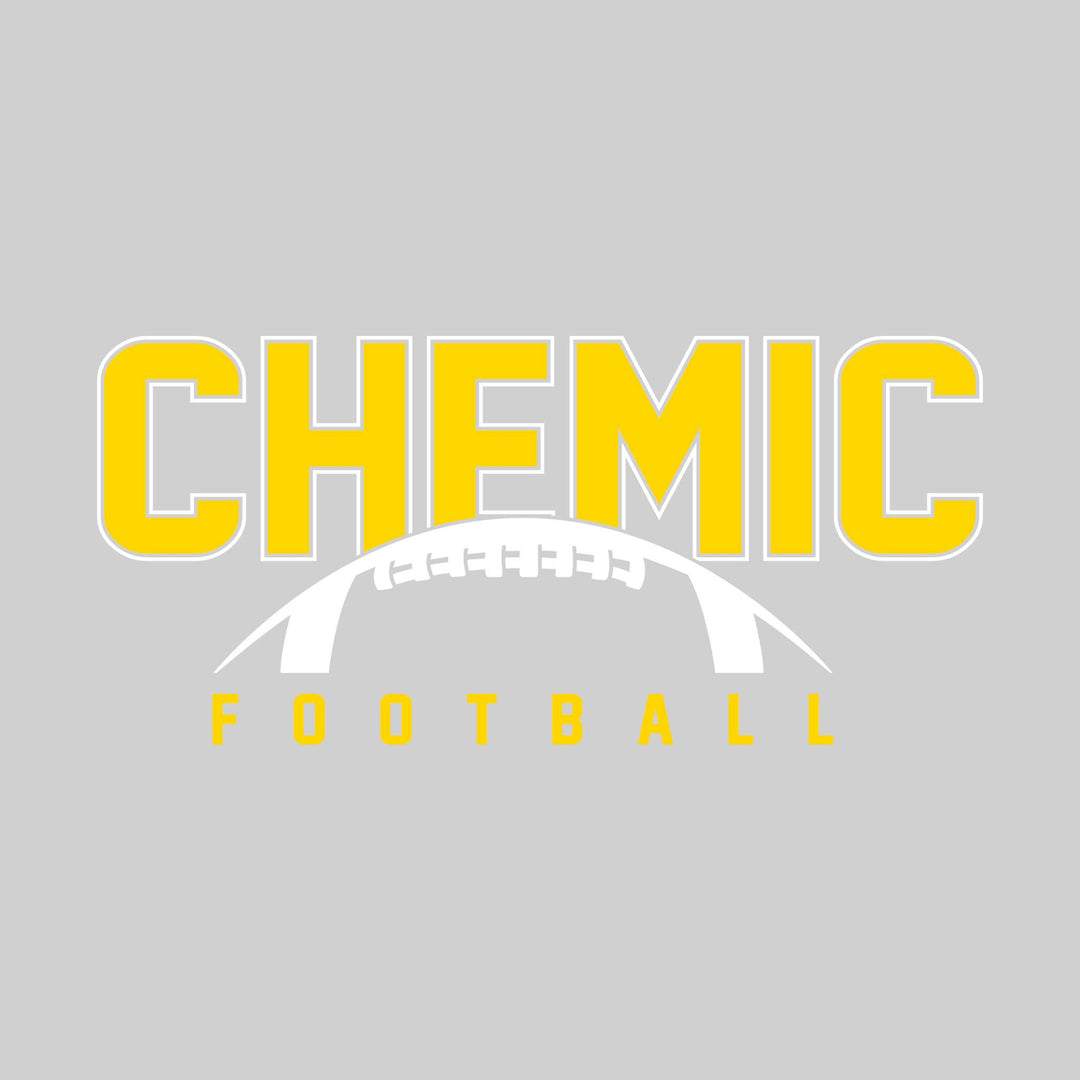 Midland Chemics - Football - Outlined Chemic with Half Football Shape