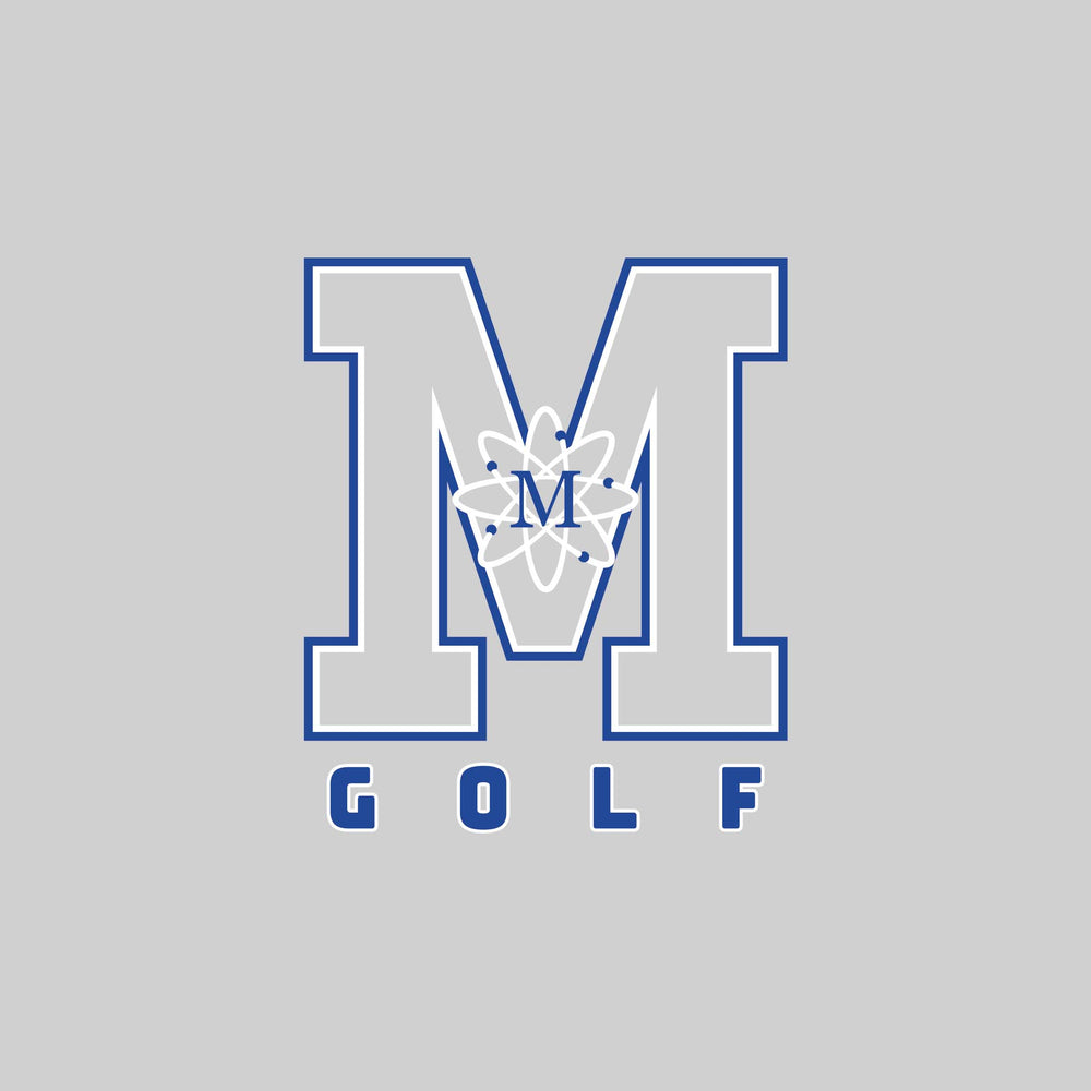 Midland Chemics - Golf - Outlined Letters Over Golf with Mascot