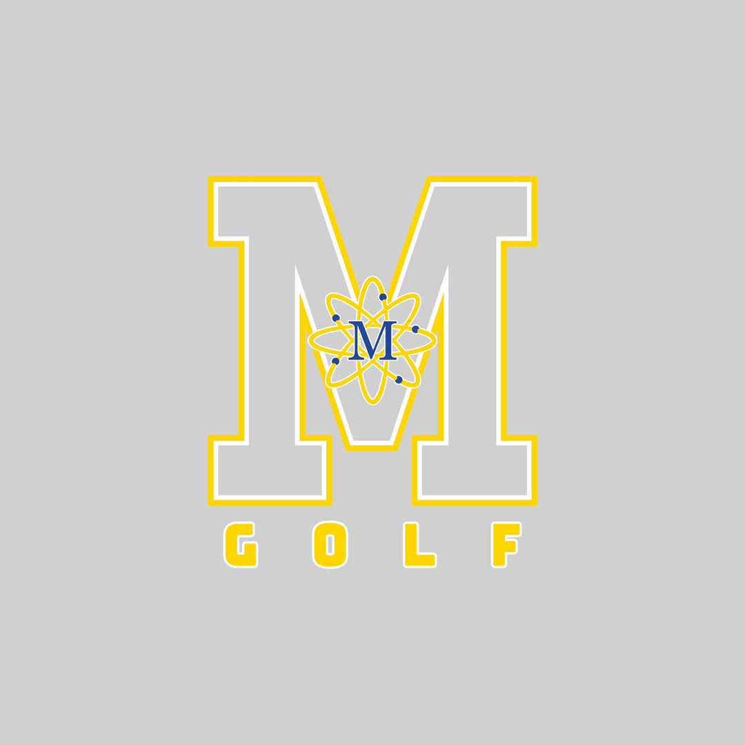 Midland Chemics - Golf - Outlined Letters Over Golf with Mascot