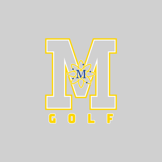 Midland Chemics - Golf - Outlined Letters Over Golf with Mascot