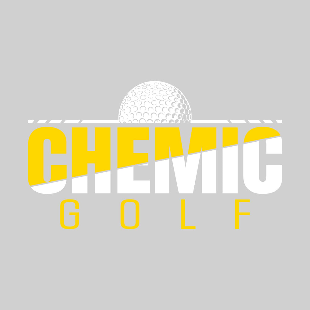 Midland Chemics - Golf - Split-Color Team Name with Golf Ball