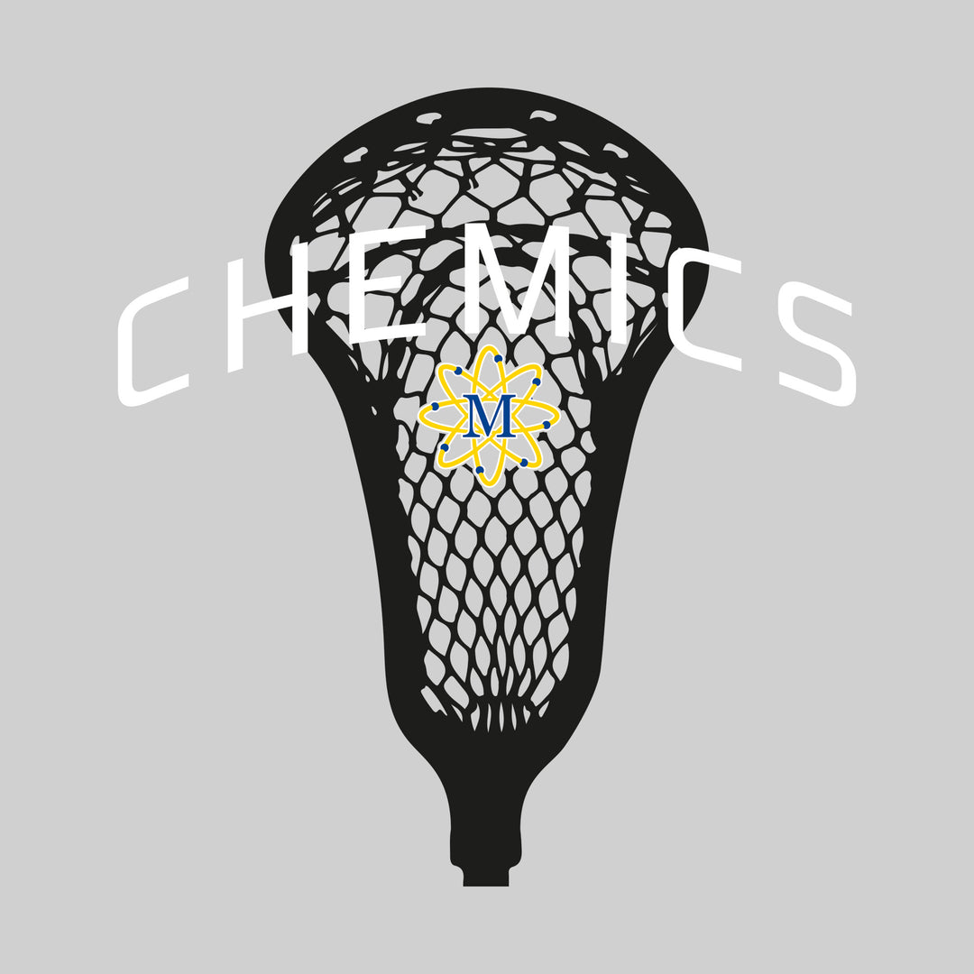 Midland Chemics - Lacrosse - Arched Chemics Over Lacrosse Stick with Logo