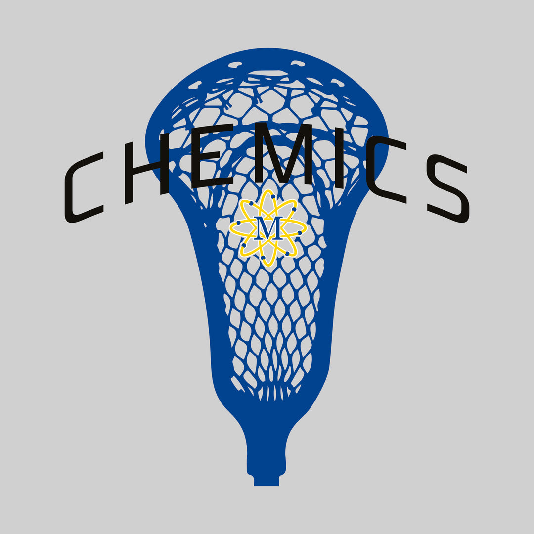 Midland Chemics - Lacrosse - Arched Chemics Over Lacrosse Stick with Logo