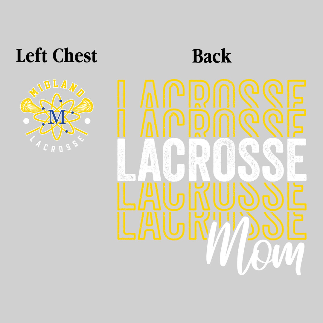 Midland Chemics - Lacrosse - Lacrosse Mom - Lacrosse Repeated with Left Chest