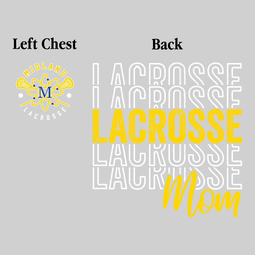 Midland Chemics - Lacrosse - Lacrosse Mom - Lacrosse Repeated with Left Chest