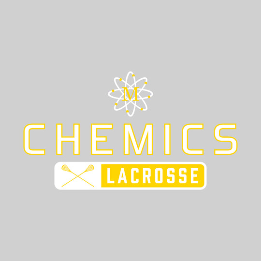 Midland Chemics - Lacrosse - Mascot Over Name with Rounded Rectangle