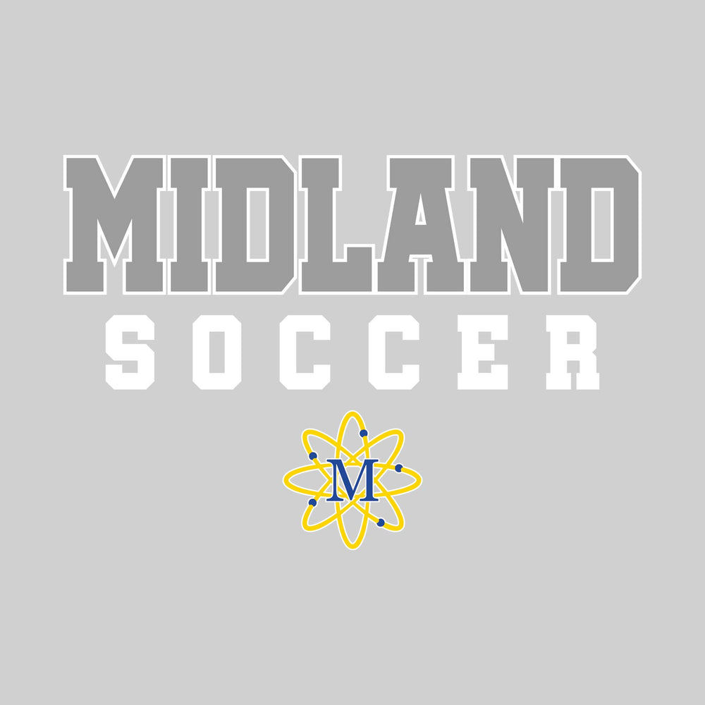 Midland Chemics - Soccer - Outlined School Name with Soccer & Mascot