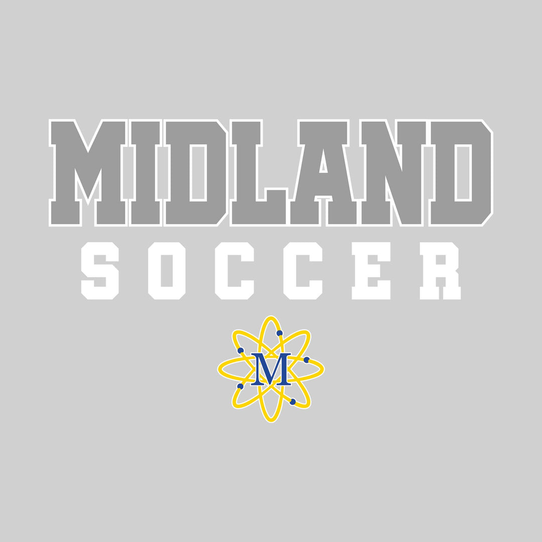 Midland Chemics - Soccer - Outlined School Name with Soccer &amp; Mascot