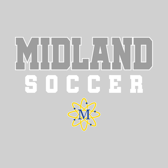 Midland Chemics - Soccer - Outlined School Name with Soccer &amp; Mascot