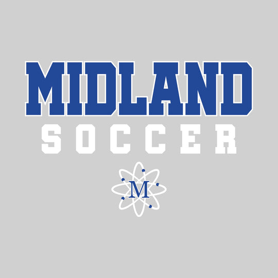 Midland Chemics - Soccer - Outlined School Name with Soccer &amp; Mascot