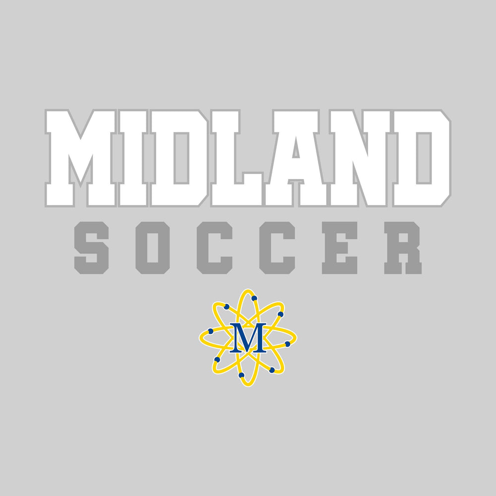 Midland Chemics - Soccer - Outlined School Name with Mascot