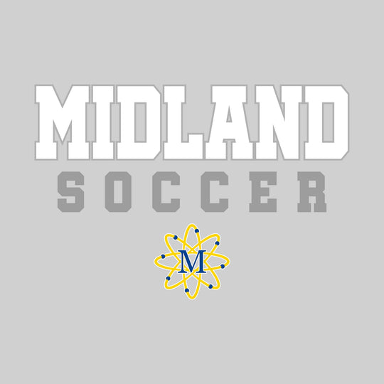 Midland Chemics - Soccer - Outlined School Name with Mascot