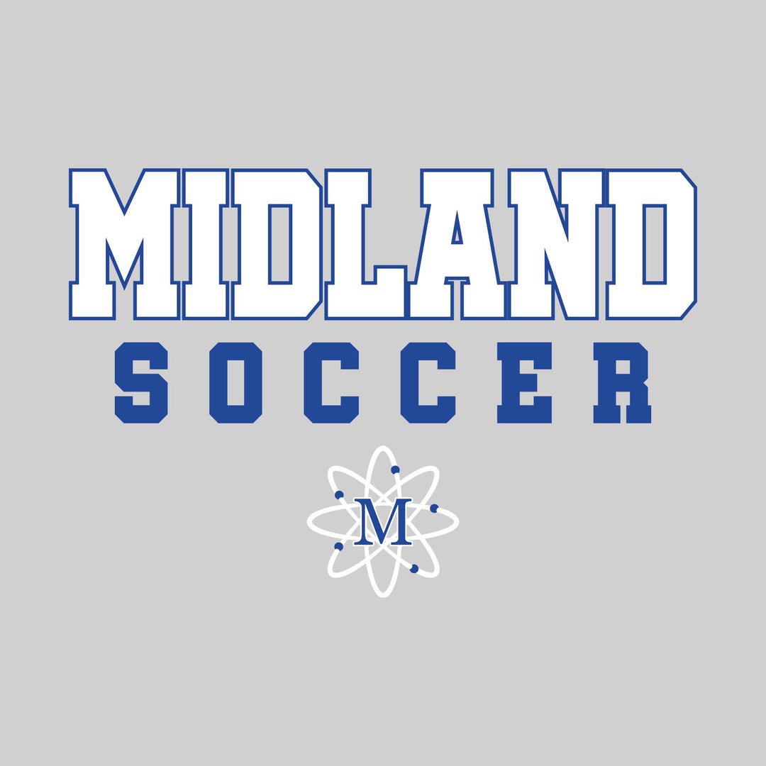 Midland Chemics - Soccer - Outlined School Name with Soccer &amp; Mascot
