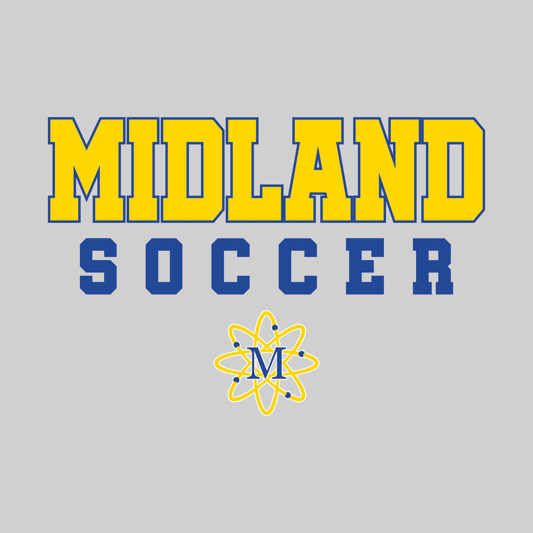 Midland Chemics - Soccer - Outlined School Name with Soccer &amp; Mascot