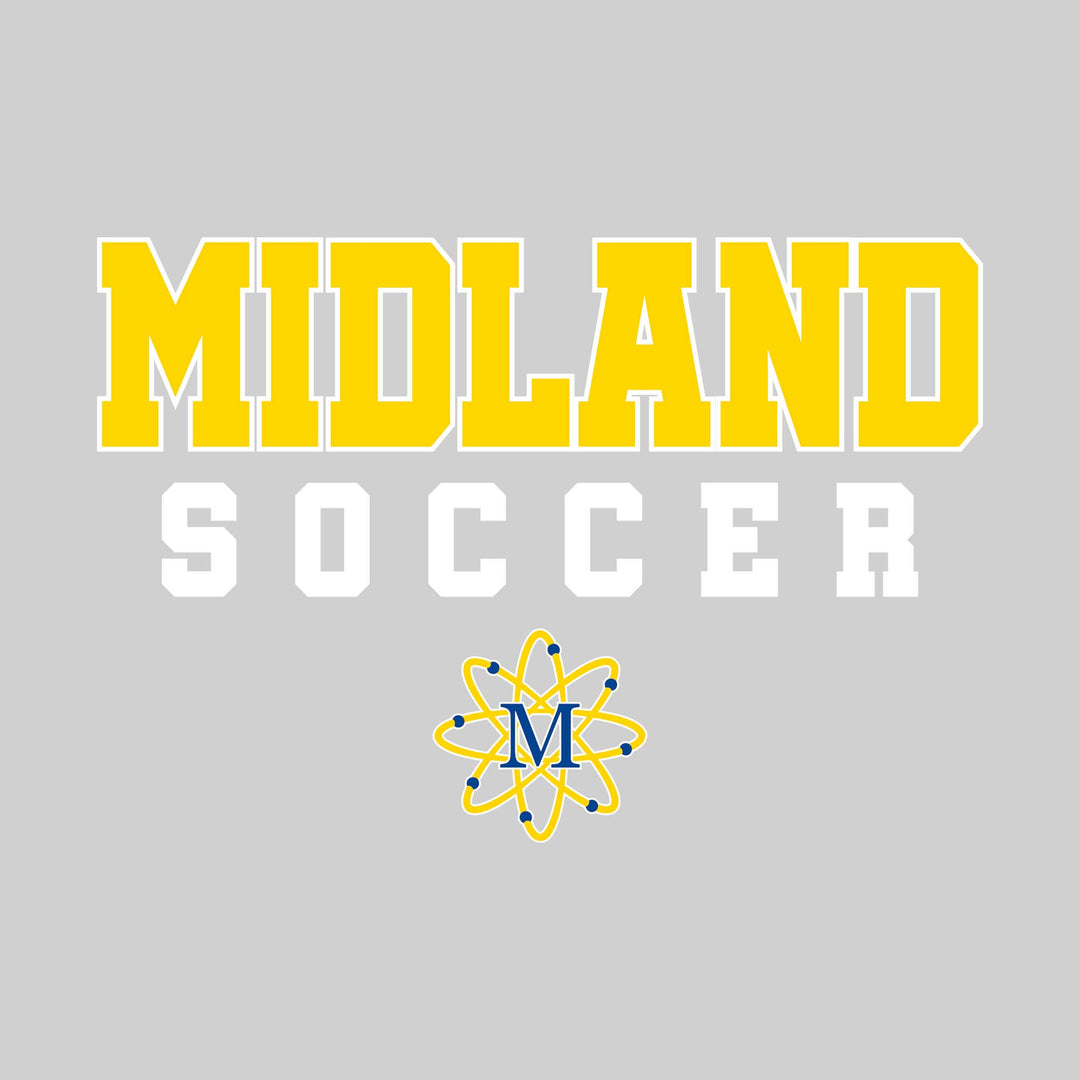 Midland Chemics - Soccer - Outlined School Name with Mascot