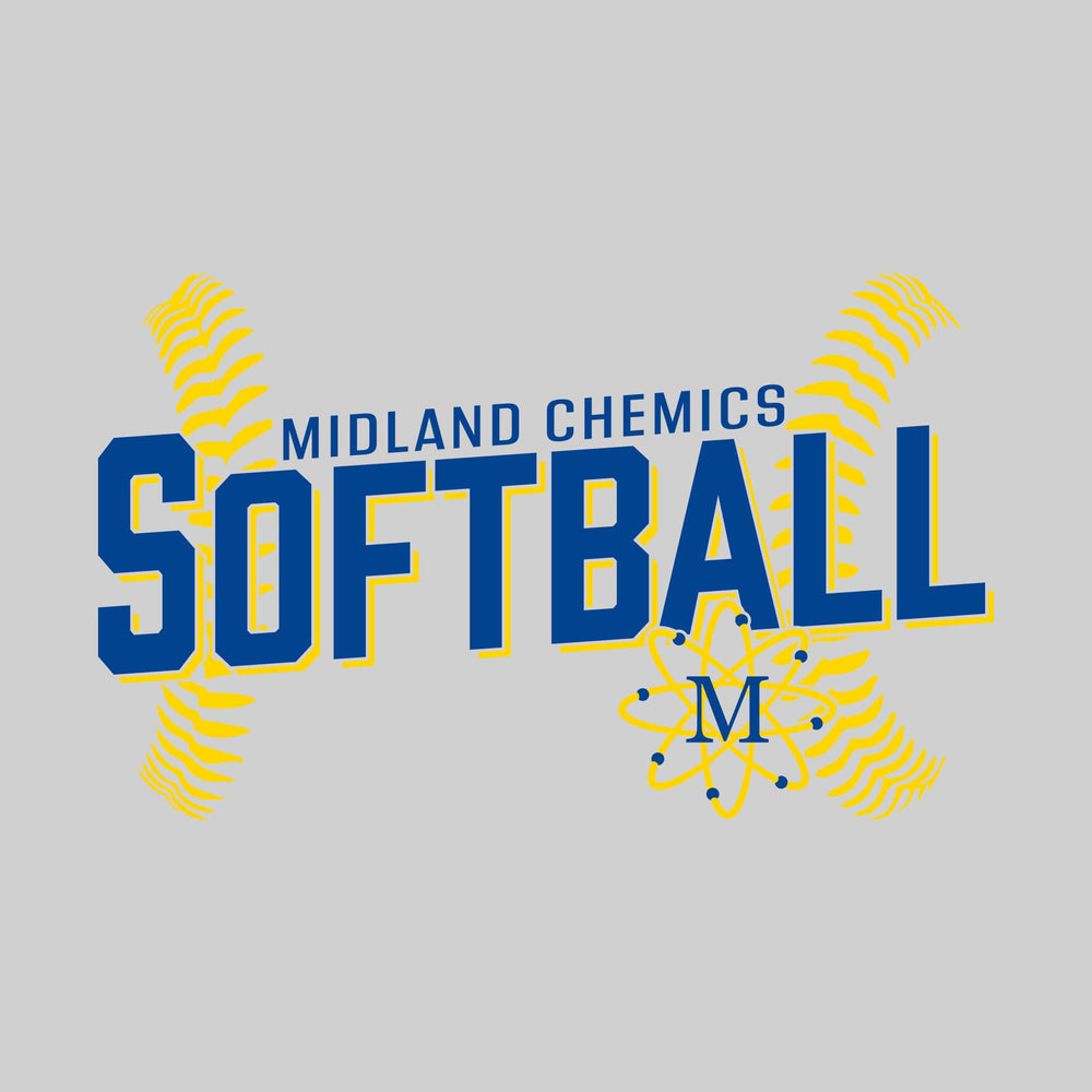 Midland Chemics - Softball - Angled Softball with Stitches