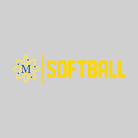 Midland Chemics - Softball - Mascot with Divider &amp; Softball Text
