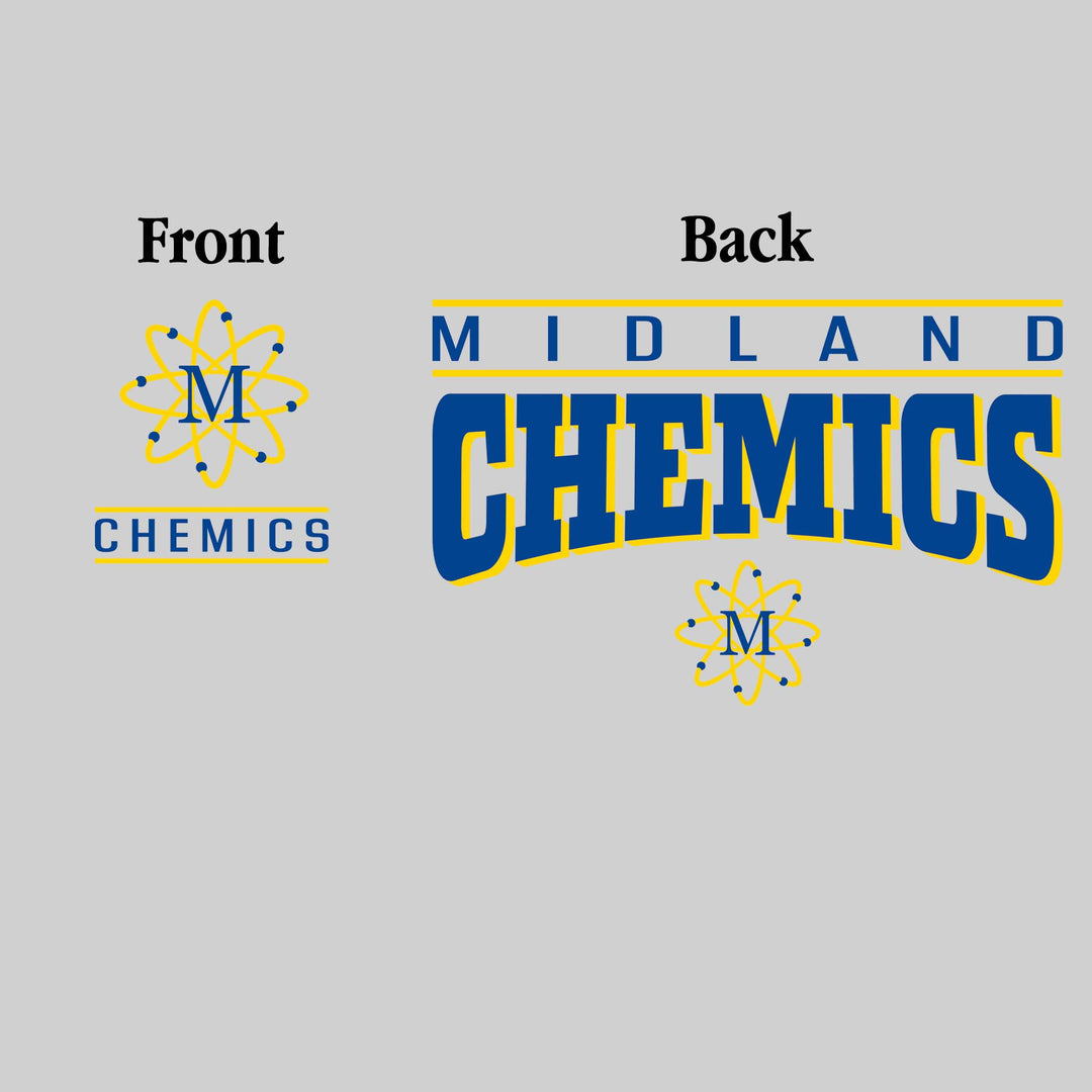 Midland Chemics - Spirit Wear - Mascot Over Bracketed Name