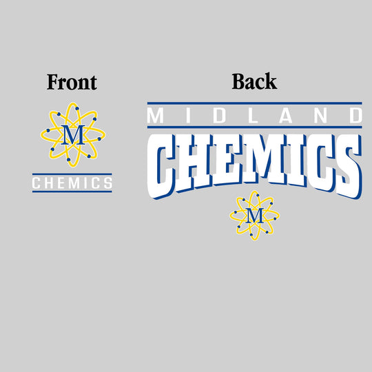 Midland Chemics - Spirit Wear - Mascot Over Bracketed Name