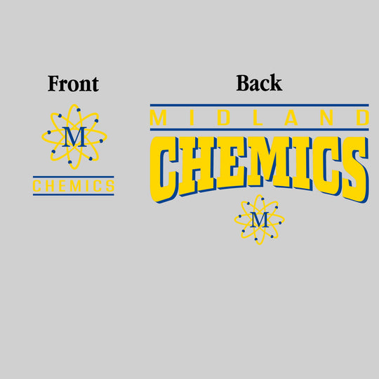 Midland Chemics - Spirit Wear - Mascot Over Bracketed Name