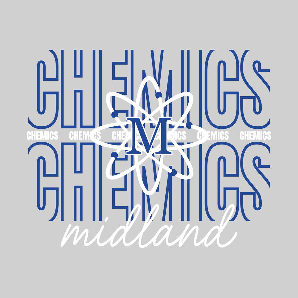 Midland Chemics - Spirit Wear - Outlined Chemics with Cursive