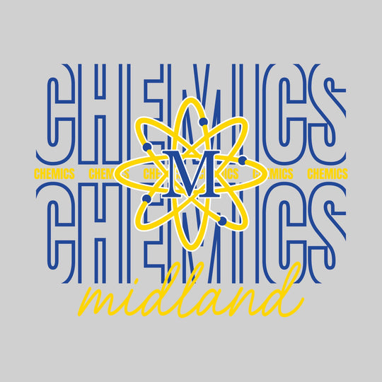 Midland Chemics - Spirit Wear - Outlined Chemics with Cursive