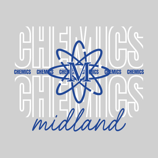 Midland Chemics - Spirit Wear - Outlined Chemics with Cursive