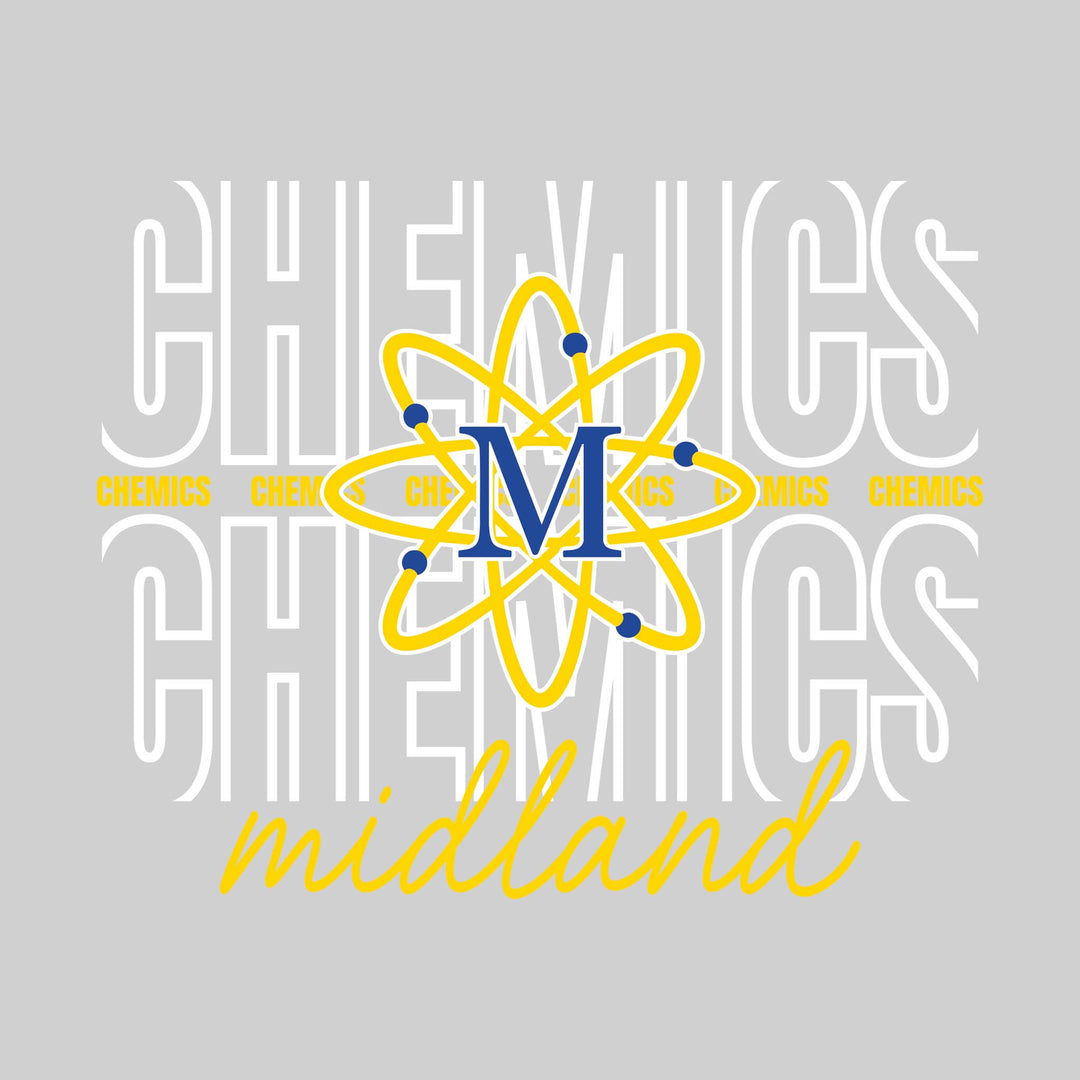 Midland Chemics - Spirit Wear - Outlined Chemics with Cursive