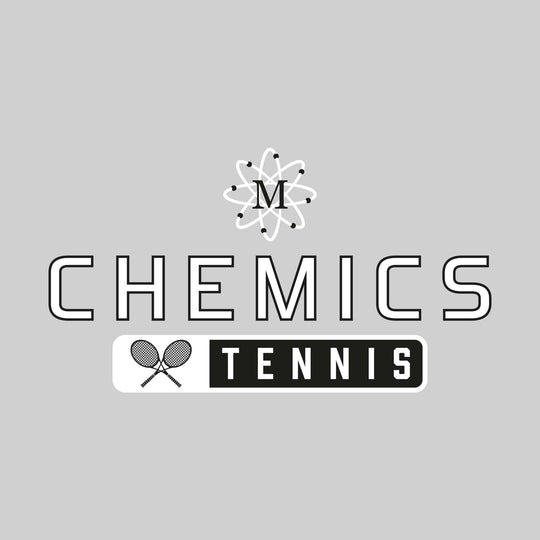 Midland Chemics - Tennis - Mascot Over Name with Rounded Rectangle