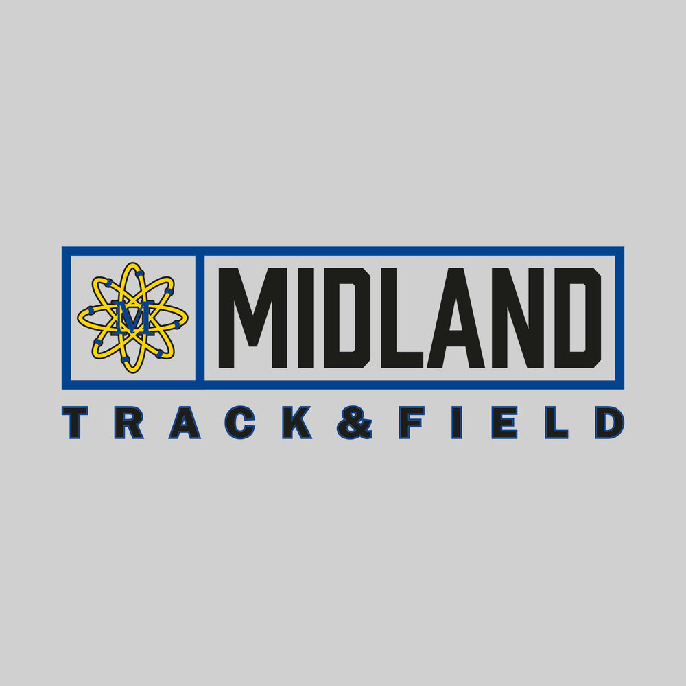 Midland Chemics - Track & Field - Framed Mascot & School Name