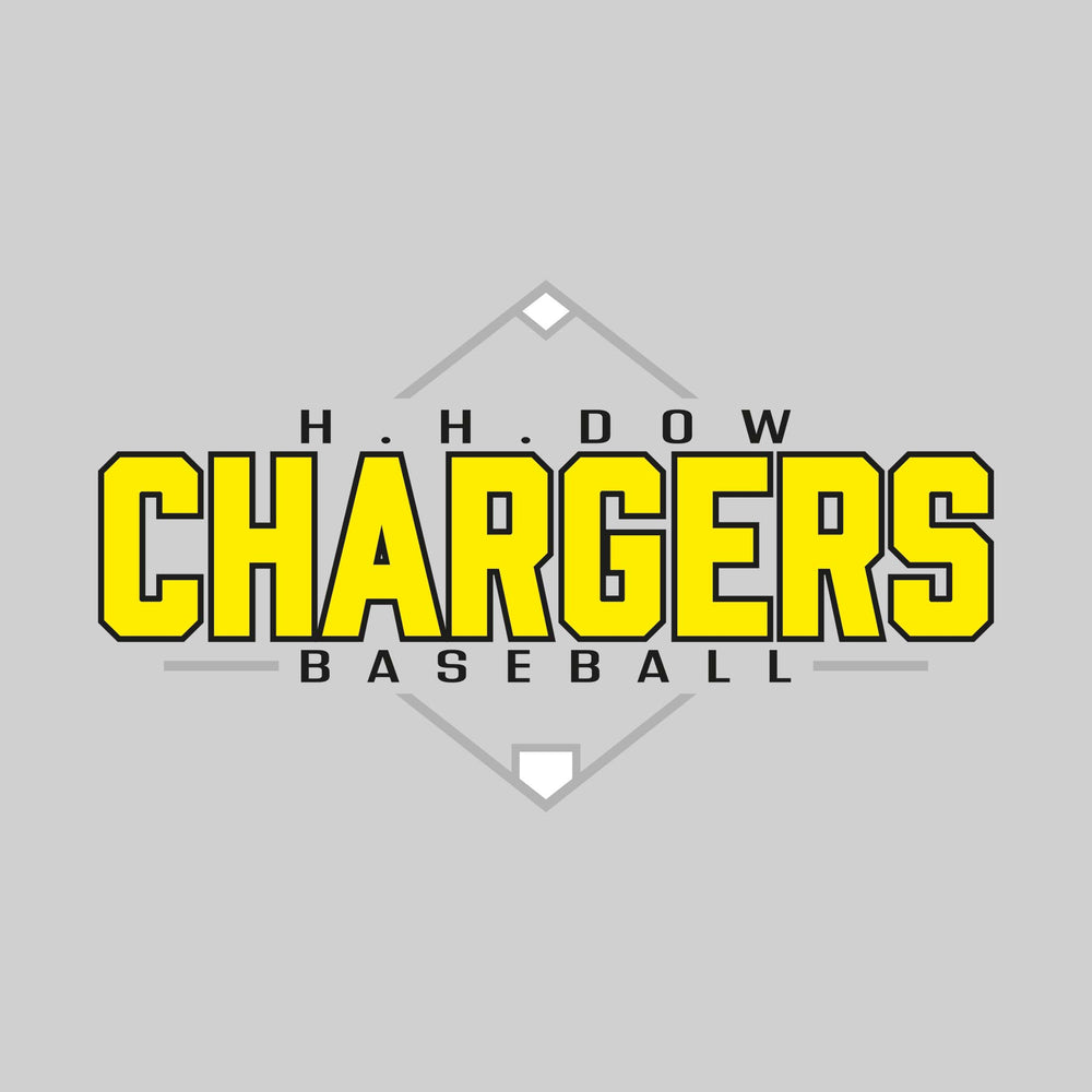 Midland Dow Chargers - Baseball - Baseball Diamond with School Name