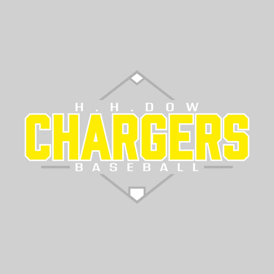 Midland Dow Chargers - Baseball - Baseball Diamond with School Name