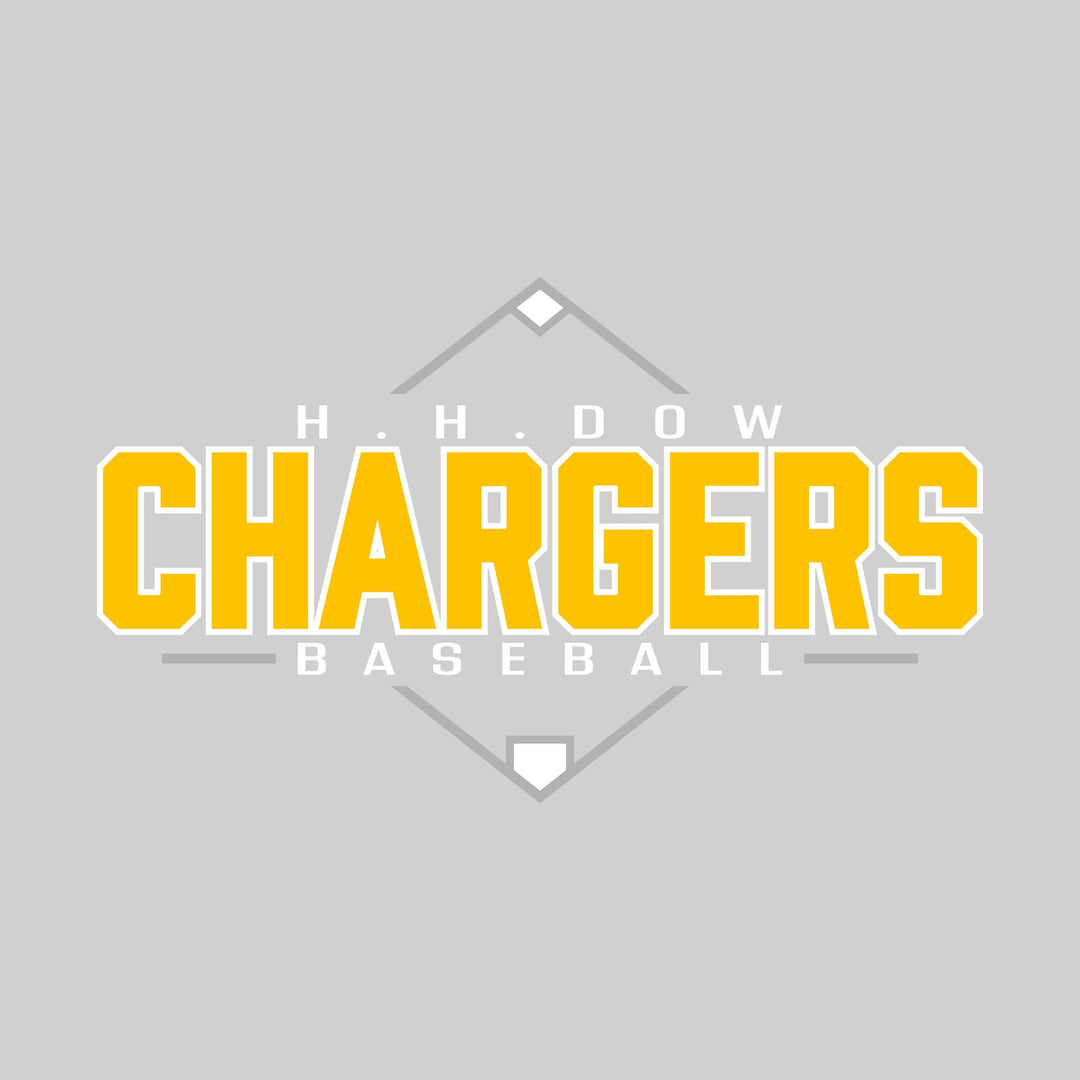 Midland Dow Chargers - Baseball - Baseball Diamond with School Name
